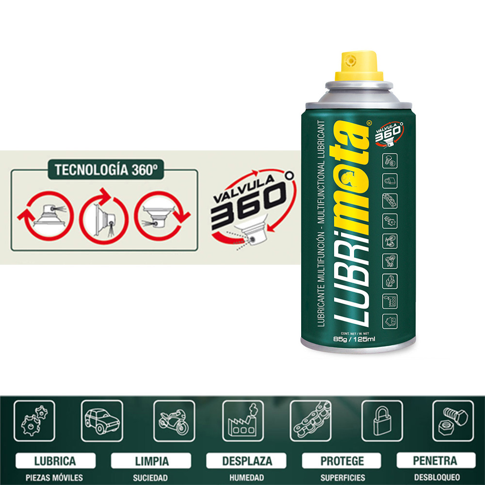 LUBRICANTE MULTIFUNCION LUBRIMOTA 125ml 85g LB125 MOTA - Ítem