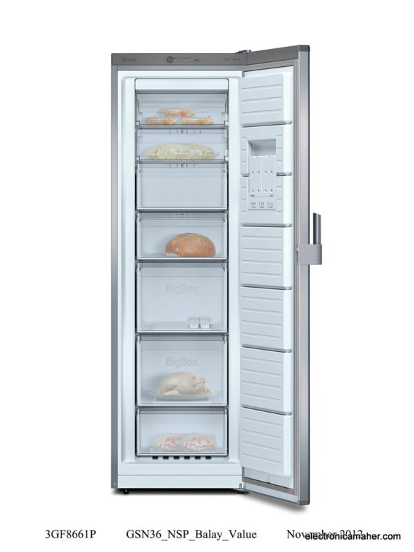 CONGELADOR VERTICAL NO FROST INOX BALAY 3GF8661P 1