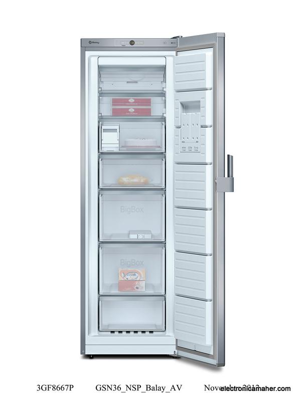 CONGELADOR VERTICAL NO FROST INOX BALAY 3GF8667P 1