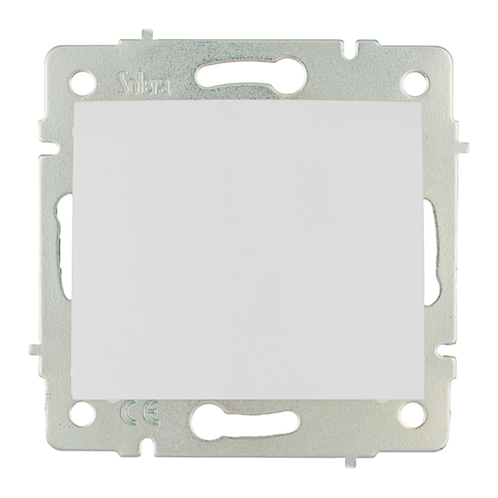 TAPA CIEGA DE EMPOTRAR BLANCO SERIE EUROPA SOLERA ERP75