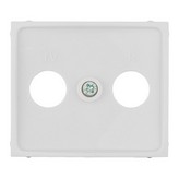 TAPA PARA TOMA DE SEÑAL TV/R COLOR BLANCO SERIE EUROPA SOLERA ERP47TLV