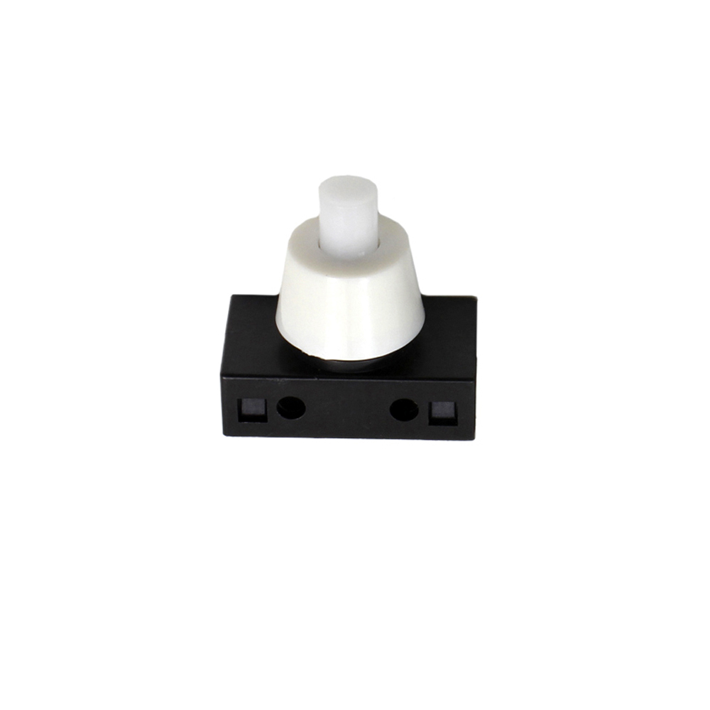 INTERRUPTOR UNIPOLAR PULSADOR 2A 250V BLANCO - Ítem