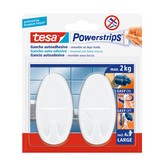 TESA POWERSTRIPS HASTA 2kg OVALADO BLANCO 58013