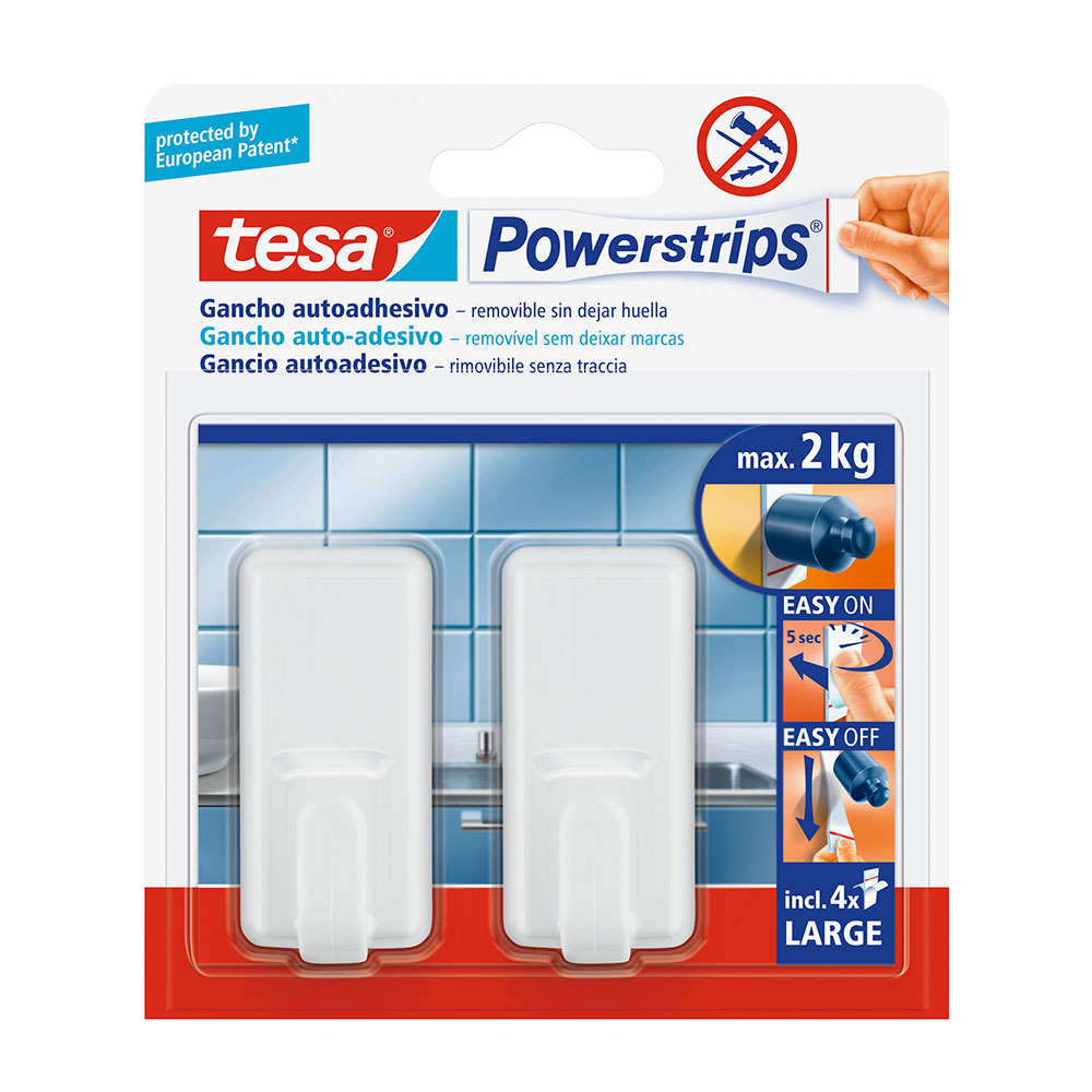 TESA POWERSTRIPS HASTA 2kg CLASSIC BLANCO 58010 - Ítem