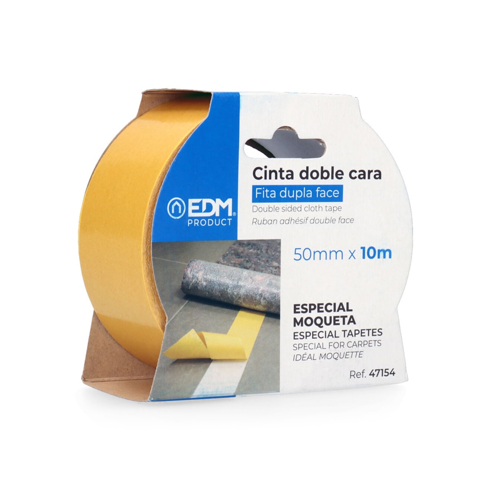 CINTA ADHESIVA DOBLE CARA 10m x 50mm EDM