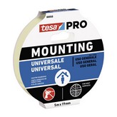 CINTA DOBLE CARA MOUNTING PRO UNIVERSAL. 5m x 19mm 66958 TESA