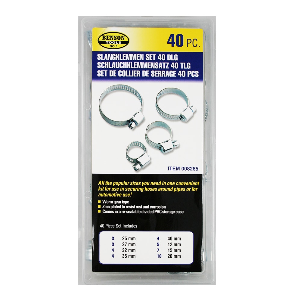 SET 40 ABRAZADERAS VARIAS - Ítem