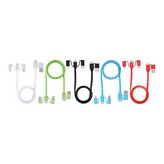 CABLE CARGADOR 100cm 6 EN 1 COLORES SURTIDOS