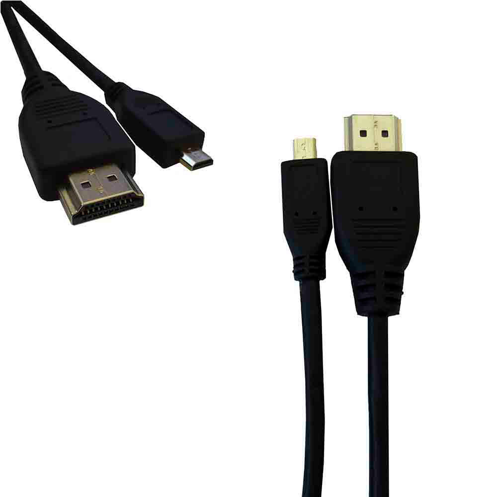 CONEXION HDMI A MICRO HDMI ALTA VELOCIDAD 1.4 MACHO MACHO 1m