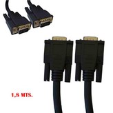 CONEXION SUPER VGA MACHO MACHO 1,80m