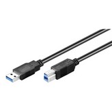 CABLE USB 3.0 A-B 1,8m NEGRO