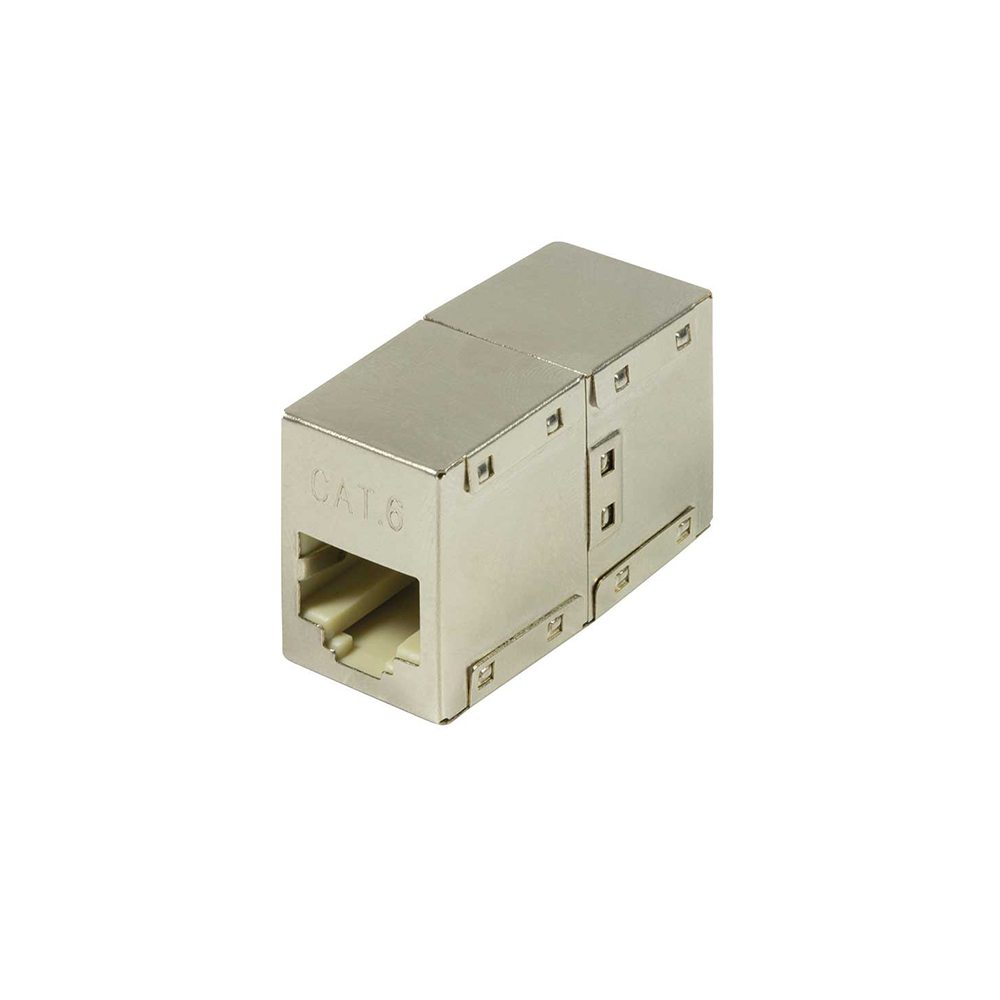 ADAPTADOR CAT.6 RJ45 PARA EMPALMAR DOS CABLES RJ45