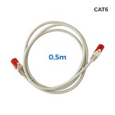 CABLE UTP CAT.6 LATIGUILLO RJ45 COBRE LSZH GRIS 0,5m