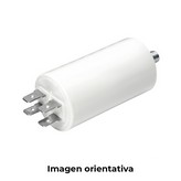 CONDENSADOR MKA 10mF 5% 450V Ø3,4x7cm CON ESPIGA M8 Y FASTON DOBLE KONEK