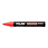 BLISTER CON ROTULADOR ROJO FLUOGLASS 2 - 4mm MILAN