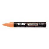 BLISTER CON ROTULADOR NARANJA FLUOGLASS 2 - 4mm MILAN