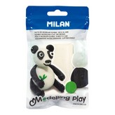 PASTA DE MODELAR FLEXIBLE MODELLING PLAY 100g SECA AL AIRE, BLANCO MILAN