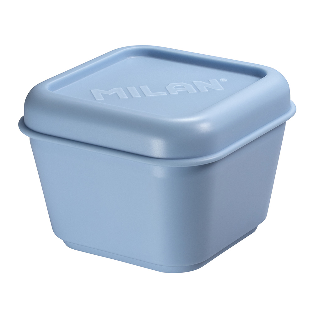 RECIPIENTE PARA ALIMENTOS CUADRADO 0,33 L SERIE 1918, AZUL CLARO MILAN - Ítem