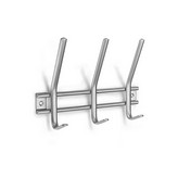 COLGADOR ACERO INOXIDABLE 6 GANCHOS DOBLE 3716-1-00 (BLISTER) INOFIX