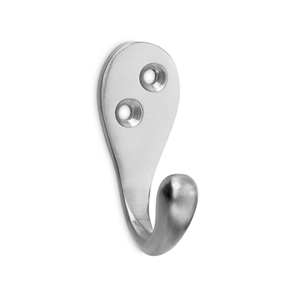 COLGADOR CLASICO DE LATON NIQUEL SATINADO 3760-7-000 (BLISTER) INOFIX - Ítem