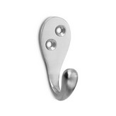 COLGADOR CLASICO DE LATON NIQUEL SATINADO 3760-7-000 (BLISTER) INOFIX