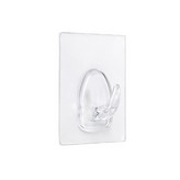 COLGADOR ADHERENTE REUTILIZABLE 60x47mm TRANSPARENTE (BLISTER) INOFIX