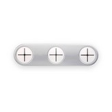 COLGADOR PAÑOS COCINA ADHESIVO CROMO MATE 2083-7-000 (BLISTER) INOFIX