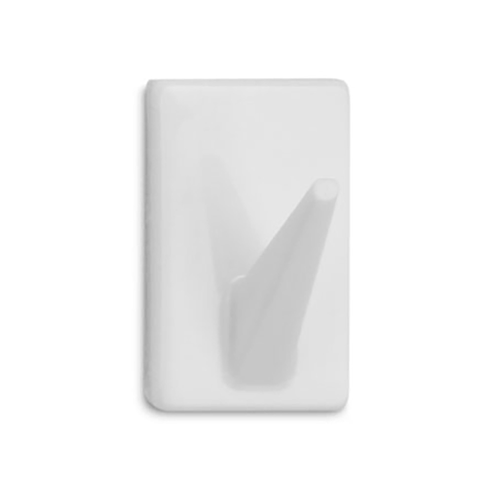 COLGADOR ADHESIVO CLASICO BLANCO (BLISTER 4 unid.) INOFIX