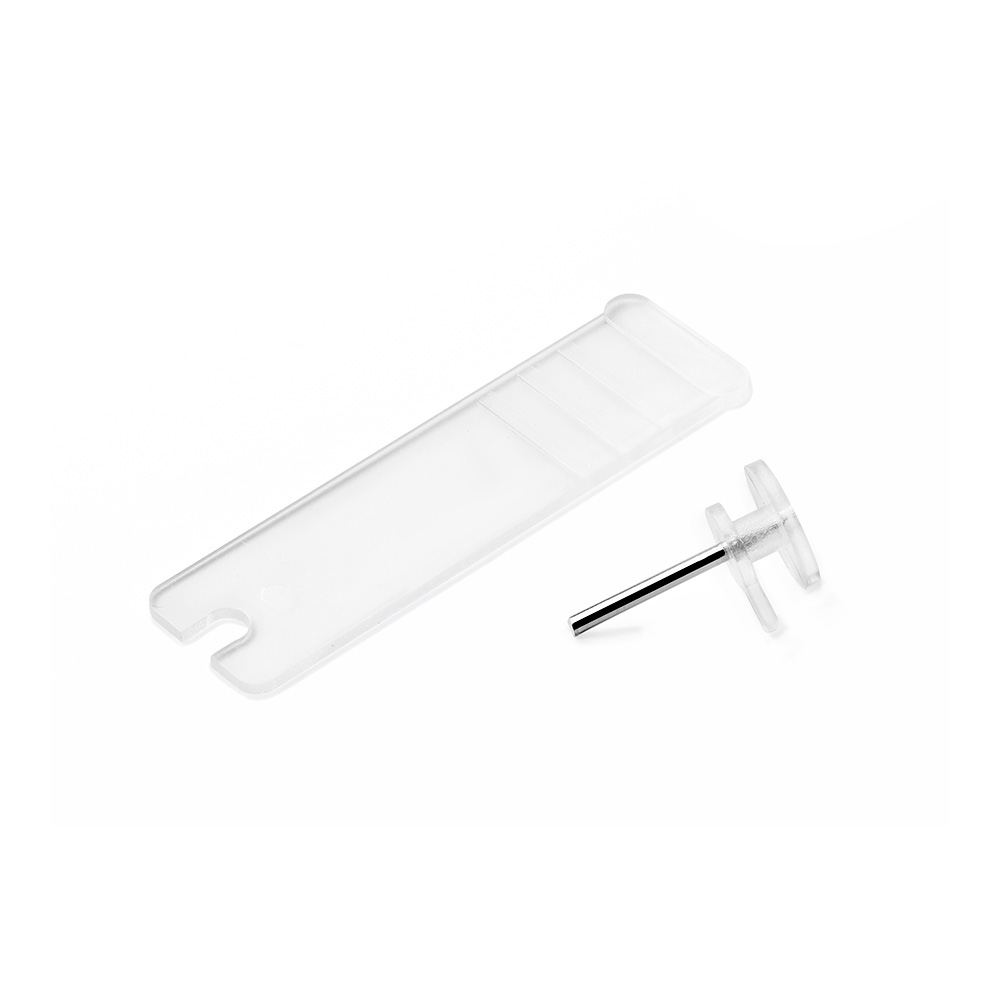 COLGADOR PARA CUADROS SIMPLE. TRANSPARENTE (BLISTER 10 unid.) INOFIX