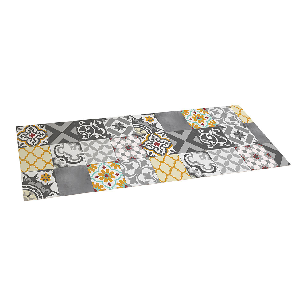 ALFOMBRA VINILICA CROMA PATCH GRIS-AMBAR 50x140cm CINTACOR - STORPLANET - Ítem