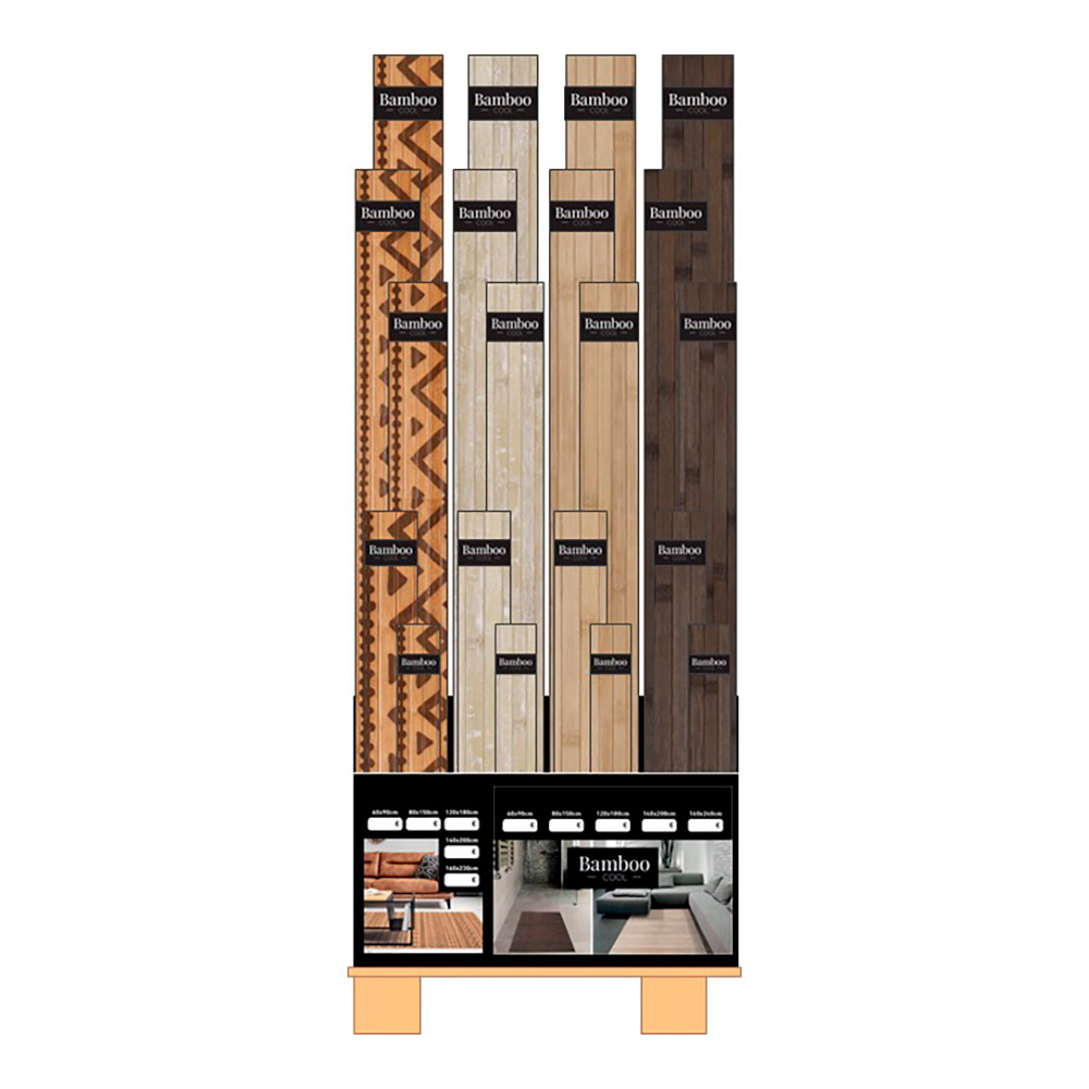 EXPOSITOR PARA ALFOMBRAS BAMBU GRATIS POR LA COMPRA DE 36 UNIDADES COLECCIÓN BAMBOO CINTACOR - STORPLANET - Ítem