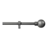 KIT BARRA CORTINA ANILLO EXTENSIBLE DE 110 A 200cm PLOMO CINTACOR - STORPLANET