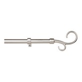KIT BARRA CORTINA BACULO EXTENSIBLE DE 160 A 300cm PLATA CINTACOR - STORPLANET
