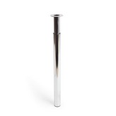 PATA EXTENSIBLE CILÍNDRICA DE ACERO EN ACABADO CROMO BRILLO MOD.406E. ALTURA 71/110cm REI