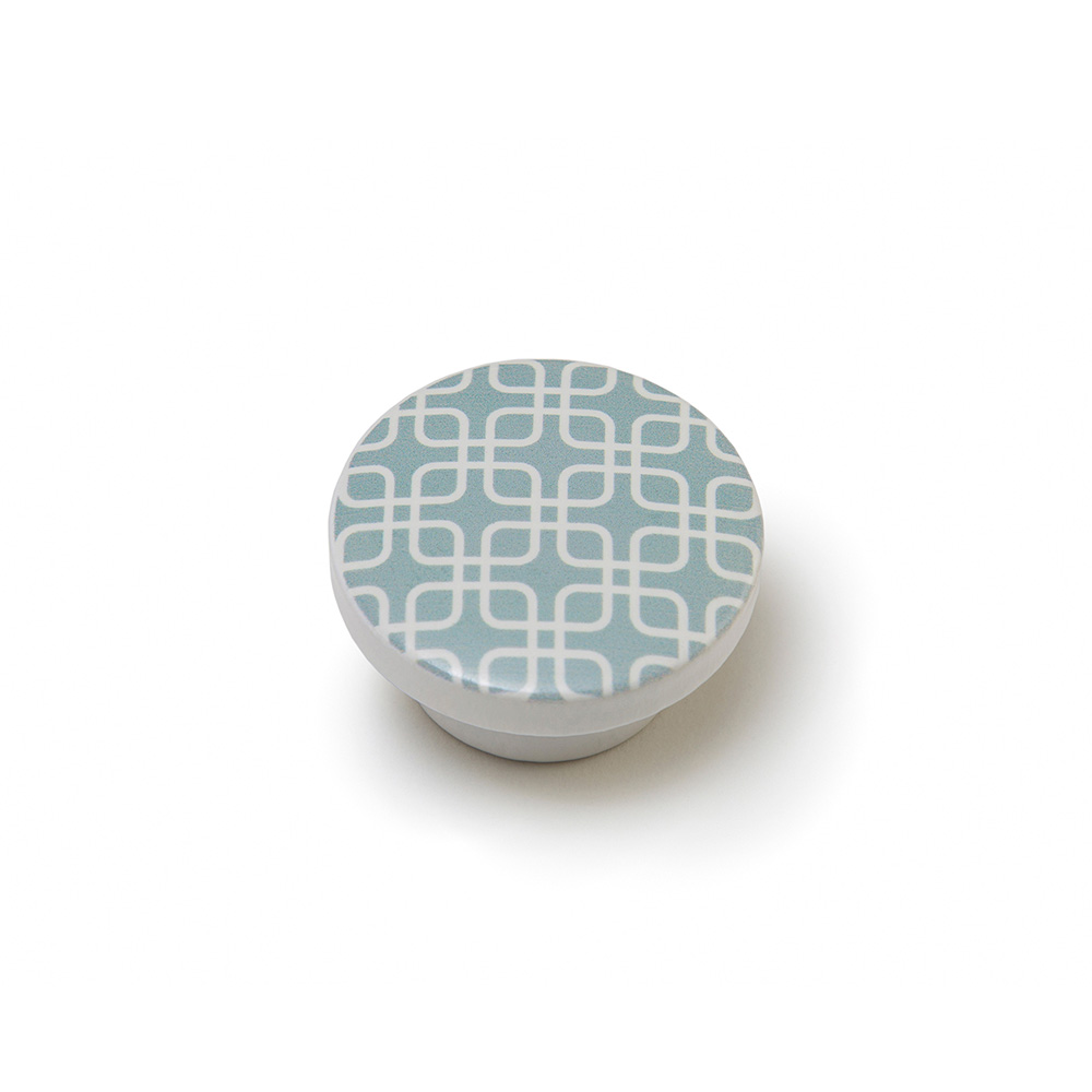 BLISTER CON 4 POMOS REDONDOS PARA MUEBLE FABRICADO EN MADERA ACABADO GRIS MOD. E225 Ø38mm REI - Ítem