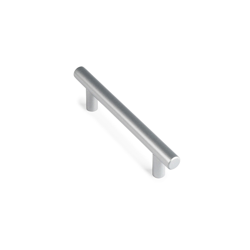 BLISTER CON 4 TIRADORES DE MUEBLE TIPO ASA FABRICADO EN ACERO INOXIDABLE ACABADO ALUMINIO MOD. 891H ENTREPUNTOS 96mm REI - Ítem
