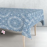 ROLLO DE HULE MANTEL MANDALA AZUL 140cm x 25m EXMA