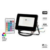 FOCO PROYECTOR LED RGB 10W 806lm 12,4x3,7x10,6cm EDM
