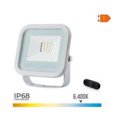 FOCO PROYECTOR LED 10W 800lm 6400K LUZ FRIA 9,2x2,7x8,1cm BLANCO EDM