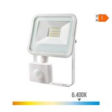 FOCO PROYECTOR LED 20W 1520lm 6400K LUZ FRIA CON SENSOR DE PRESENCIA 12,4x4,5x15,8cm EDM