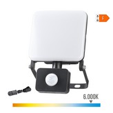 FOCO PROYECTOR FRAMELESS LED 50W 4100lm 6000K LUZ FRIA CON SENSOR DM
