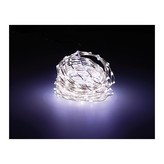 GUIRNALDA MICRO LED EXTRA DENSE LUZ FRIA PARPADEANTE 14m 567 LEDS CABLE PLATA