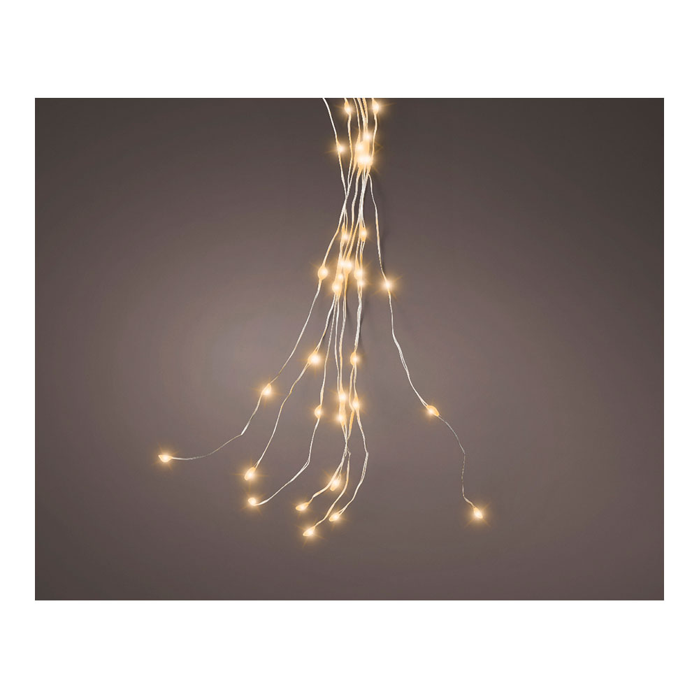 GUIRNALDA MICRO LED 640 LEDS LUZ CALIDA FIJA 6,90m - Ítem
