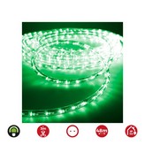 TUBO FLEXILED LED 2 VIAS MULTIFUNCION 36 LEDS/m VERDE 48m (IP44 INTERIOR-EXTERIOR) EDM. EURO/MTS