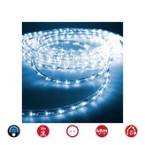 TUBO FLEXILED 2 VIAS FIJO 30 LEDS/m 48m AZUL EURO/m