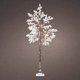 ARBOL MICRO LED FLORES BLANCAS IP44 210cm