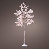 ARBOL MICRO LED FLORES ROSAS IP44 210cm