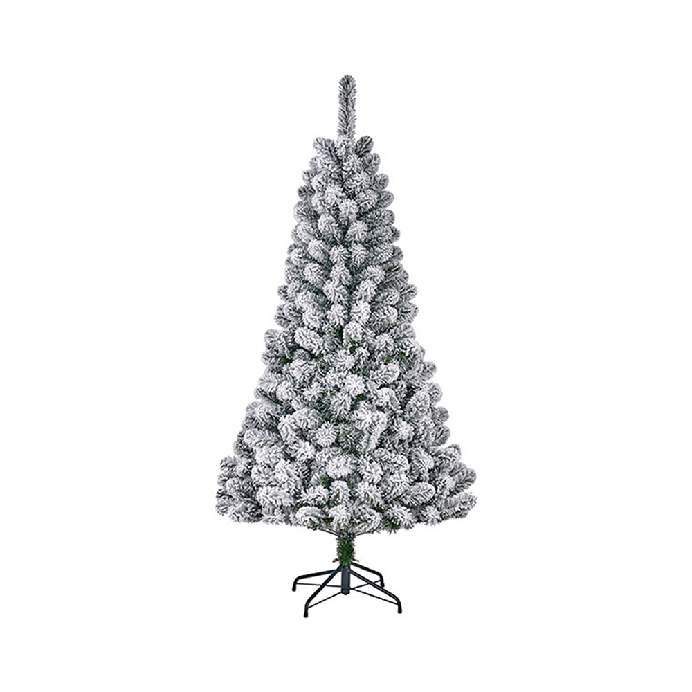 ARBOL DE NAVIDAD EFECTO ESCARCHA CON 266 RAMAS Ø86x155cm - Ítem