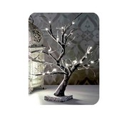 ARBOL 3D SAKURA NEVADO 45cm BLANCO CALIDO (FUNCIONA A PILAS 3xAA) INTERIOR EDM