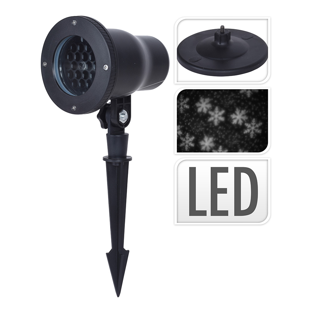 PROYECTOR LED EFECTO TORMENTA DE NIEVE IP44 - Ítem